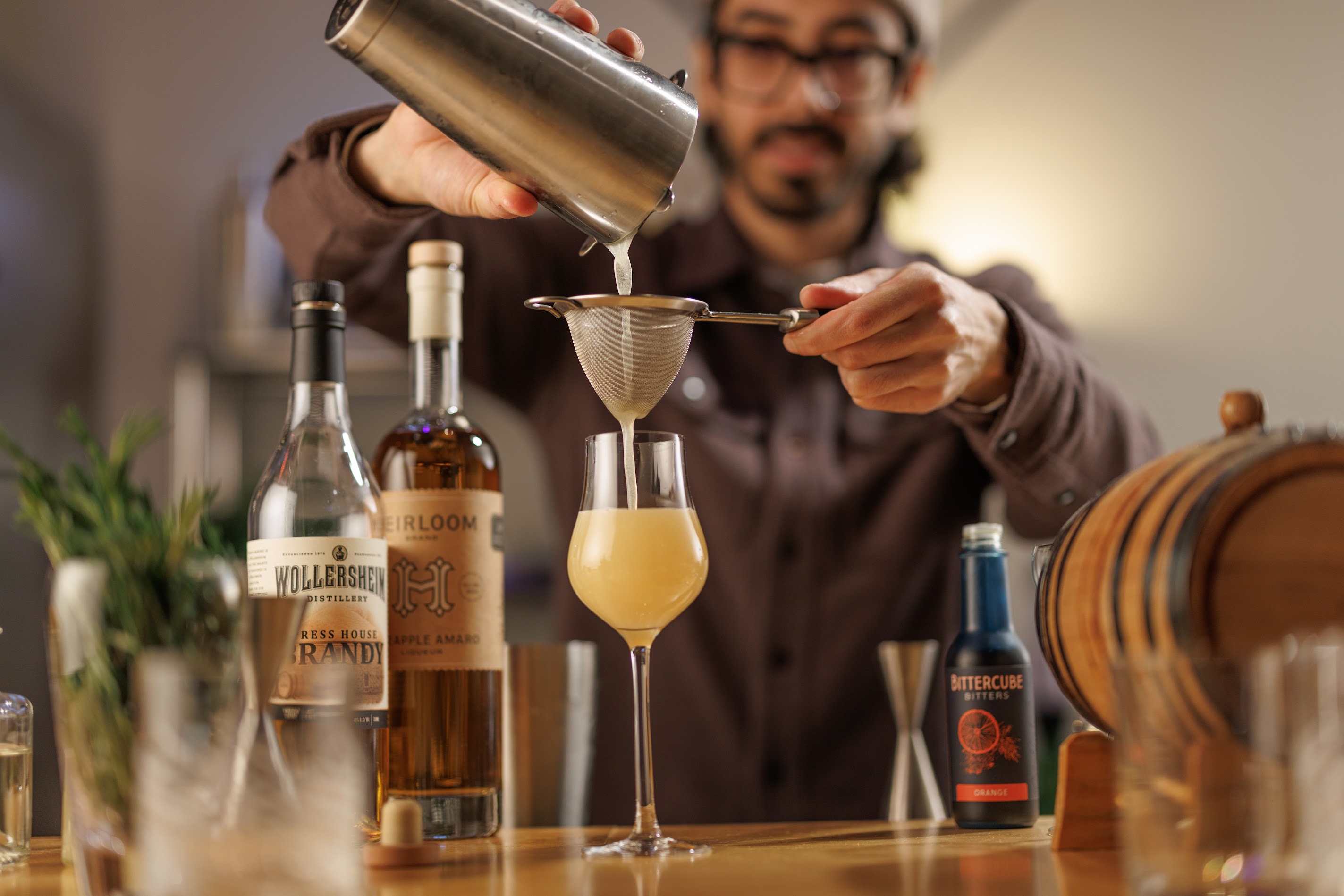 Pineapple Amaro Sidecar